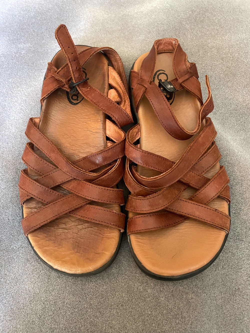 Chaco Women's Strappy Brown Leather Sandals